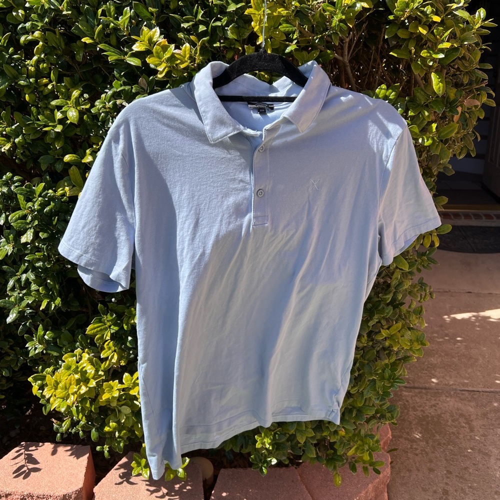 Express Sky Blue Polo Shirt